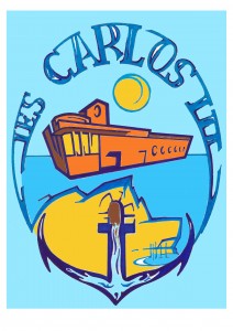 Escudo carlos 3 azul