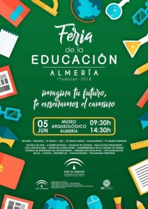 cartel primera feria educacion almeria